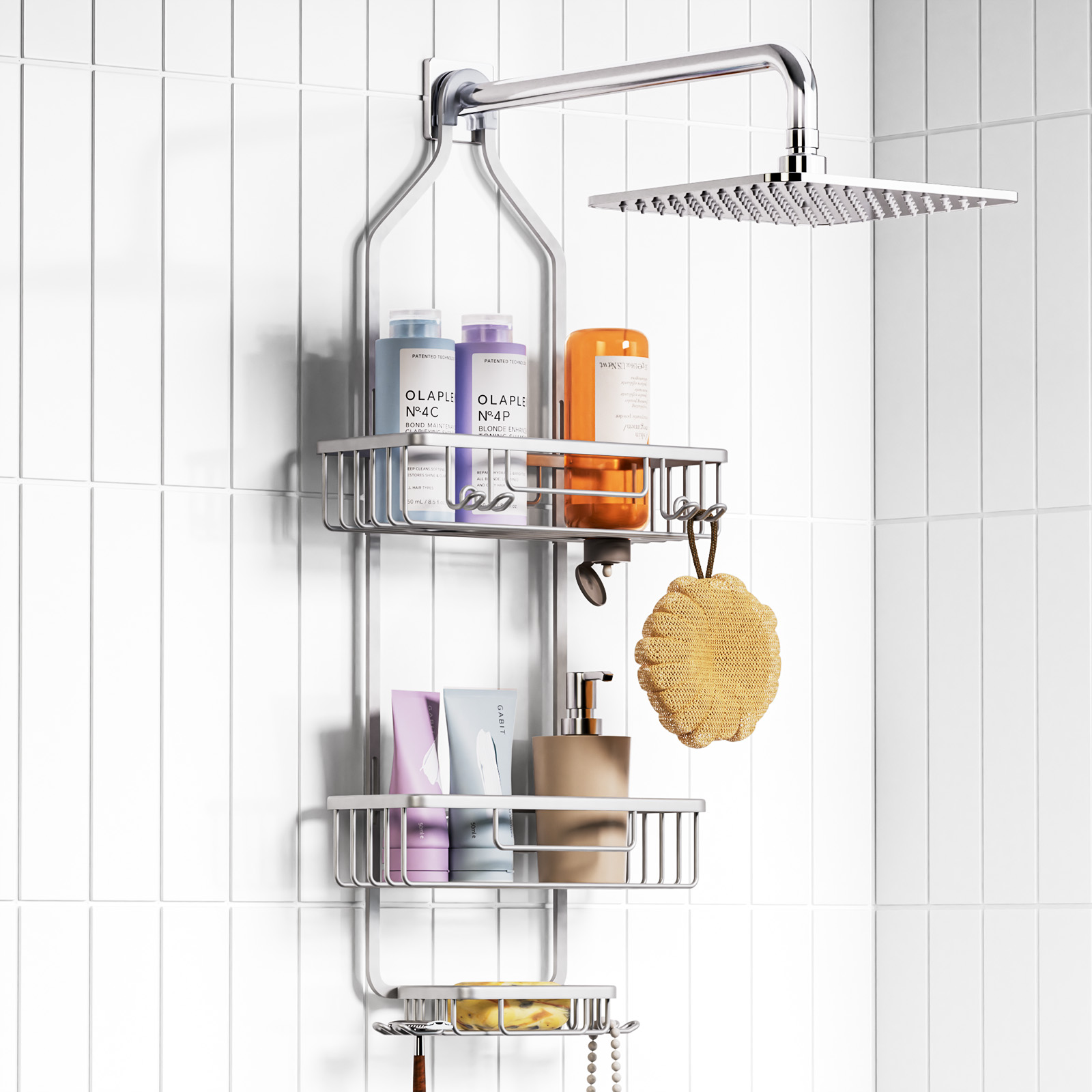 Adjustable Shower Caddy Hanging